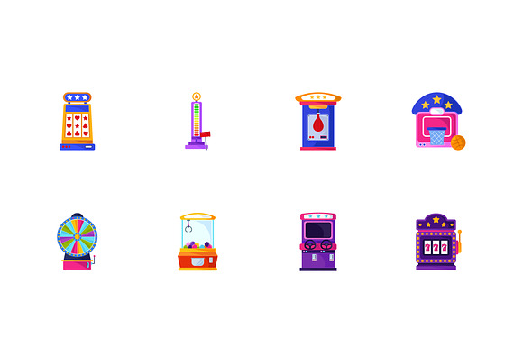 Arcade Game Icons Set preview 2