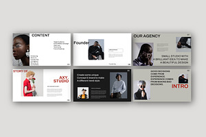 AXY-Studio Portfolio Google Slides