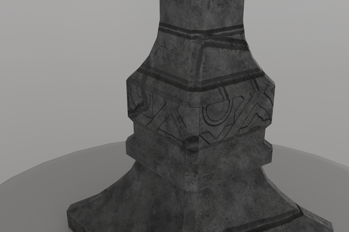 Low Poly Monument Game Asset 3D Mode, a 3D by makart25 (Photo 2 of 6)