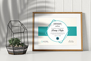 Landscape Certificate Template, a Stationery Template by ResumeDevisers (Thumbnail 5 of 6)