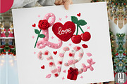 Faux Yarn Crochet Love Png, an Illustration by Designking (Thumbnail 1 of 6)