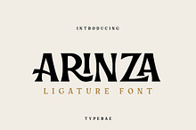 Arinza - Ligature Serif Font