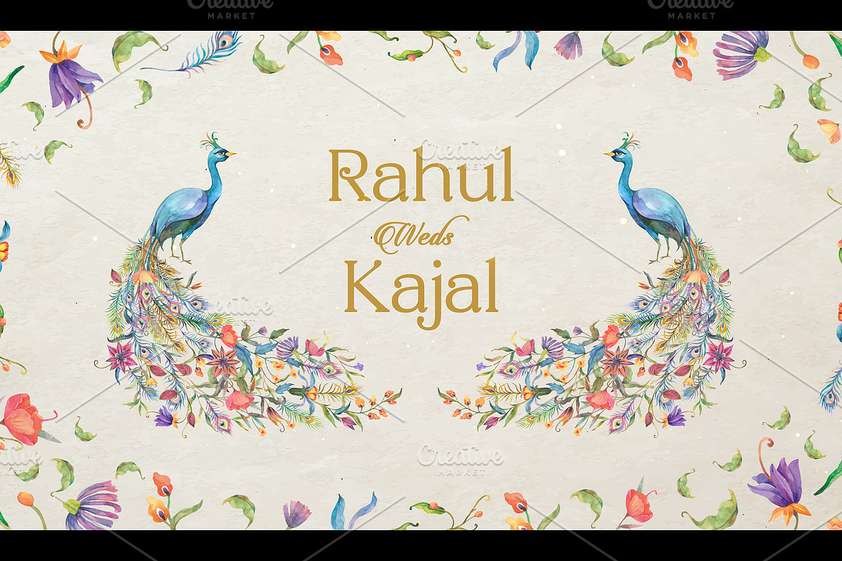 Indian Wedding Invitation-Peacock-AF, a Presentation Template by Kaushal Jangid (Photo 3 of 3)