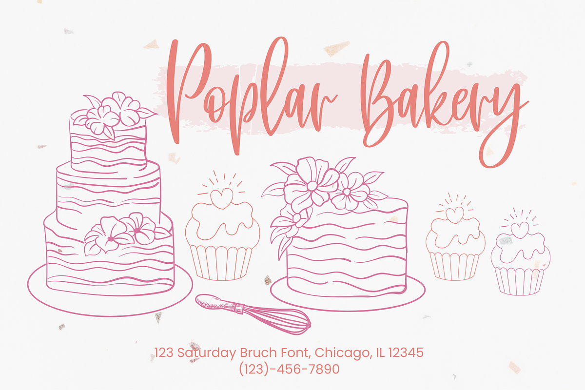 Saturday Brunch, a tight tall script, a Script Font by Rachel White Art (Photo 12 of 18)