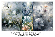 Flowers in the Light, a Decorative Illustration by Digital Art Creations (Thumbnail 2 of 5)
