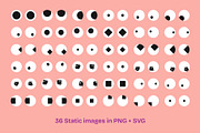 Googley Eyes Animated Pack, an Object Graphic by Tayla de Beer (Thumbnail 4 of 9)