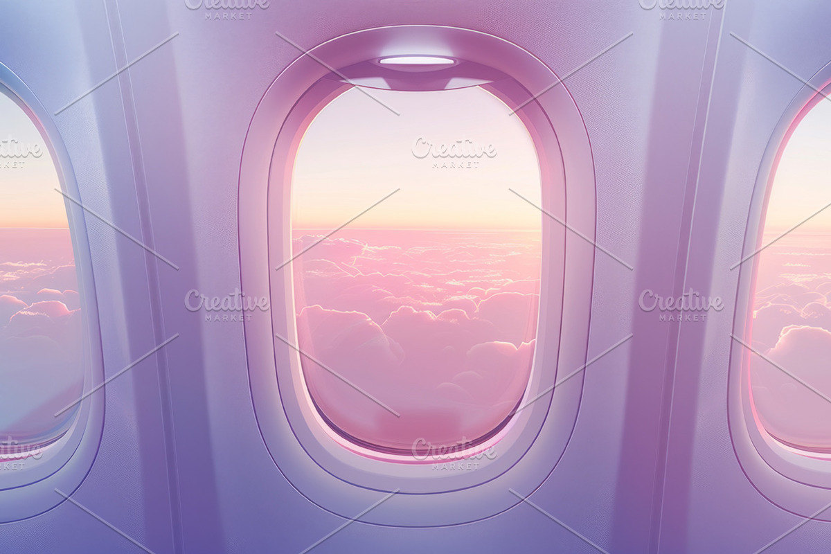 76 Airplane windows, a Holiday Photo by Handmadefont (Photo 12 of 13)