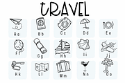TRAVEL | Symbols Fonts, a Symbol Font by Sirinart (Thumbnail 2 of 7)