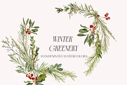 Winter Christmas Greenery Collection, a Decorative Illustration by Grace Noboa Illustrations (Thumbnail 1 of 8)