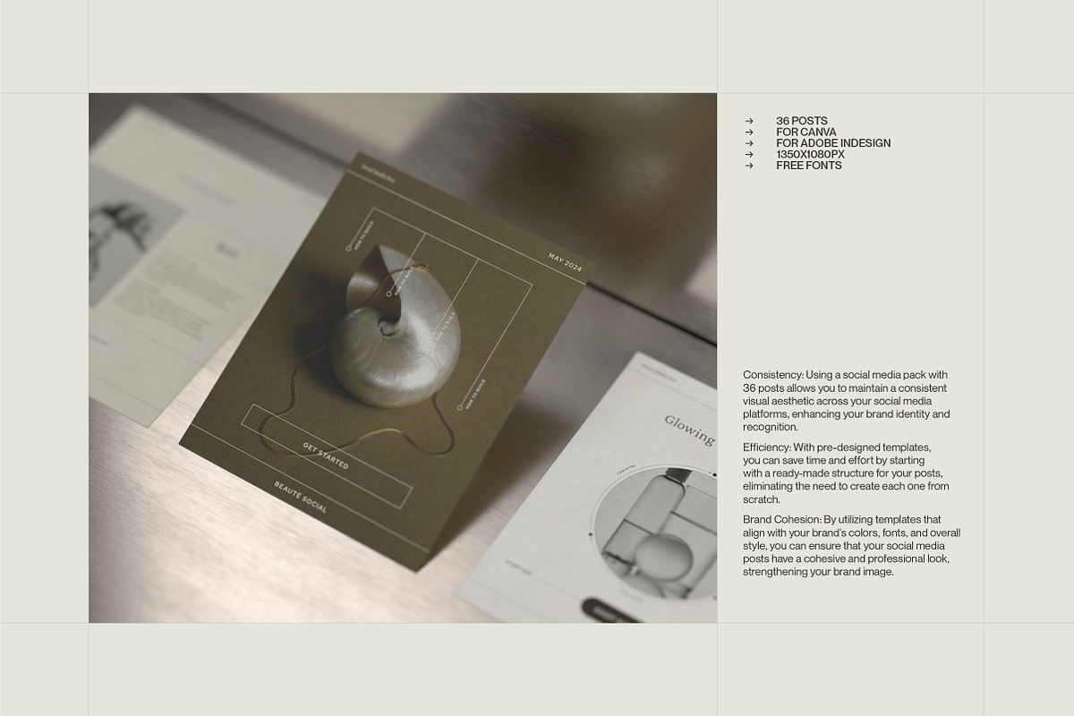 BEAUTÉ | InfoSocial Media Kit, a Social Media Template by Studio Standard