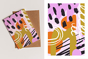 Abstract, doodle posters, cards set, a Decorative Illustration by Good Studio (Thumbnail 2 of 5)