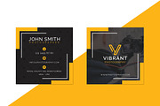 Square Photography Business Card, a Business Card Template by Shahjhan (Thumbnail 2 of 4)