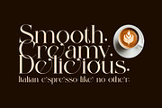 Malcine Modern Serif Typeface, a Serif Font by Alfinart (Thumbnail 7 of 10)
