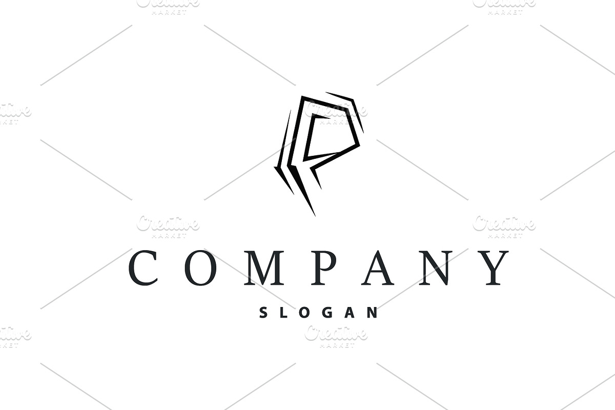 letter p logo concept simple modern, a Branding & Logo Template by Maylianaw28