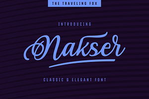 Nakser - Handwritten Font