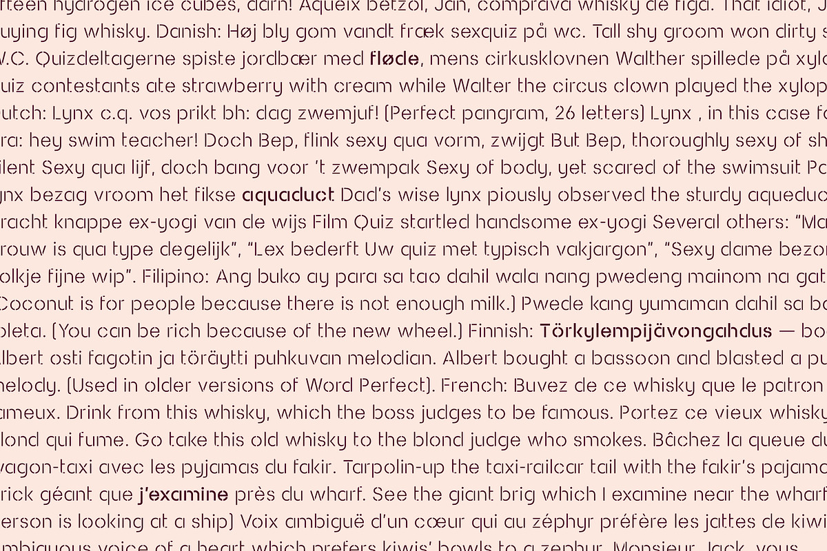 Sukima Stencil Display Font preview 5