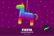Fiesta Procreate Color Palette, a Palette Add-On by Monolinea (Thumbnail 1 of 2)