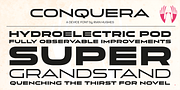 Conquera, a Sans Serif Font by Device (Thumbnail 6 of 8)