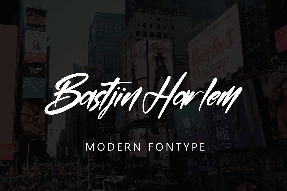 Bastijin Harlem, a Font by HaKi Studio (Photo 1 of 5)