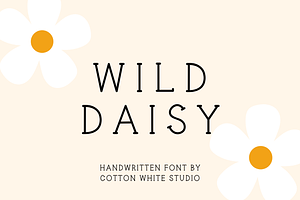 Wild Daisy Cute Font