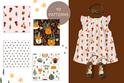 Forest Portrait Animals Set, an Animal Illustration by moolesya (Thumbnail 11 of 16)