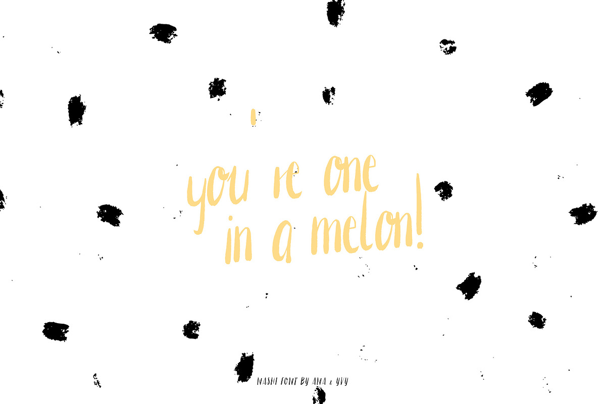 Nashi - Handwritten Quote Font, a Font by ana & yvy (Photo 3 of 7)
