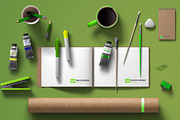 Mockupper Scene Generator topview 4K, a Packaging Mockup by Sentavio (Thumbnail 4 of 12)