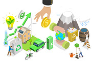 Environmental conservation Set 01, a Person Illustration by AndriiStore (Thumbnail 10 of 11)