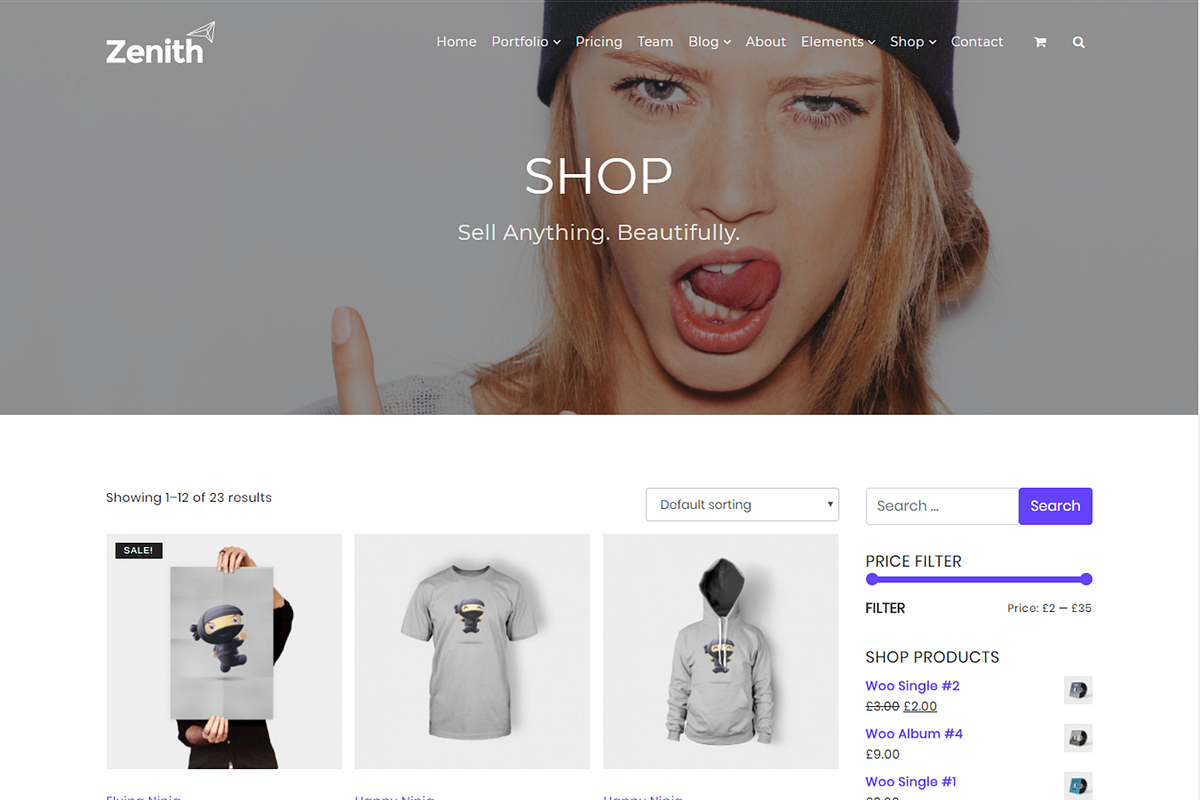 Zenith - Responsive WordPress Theme, a WordPress Template by Visualmodo