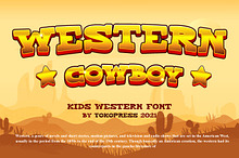 Western Cowboy - Gaming font