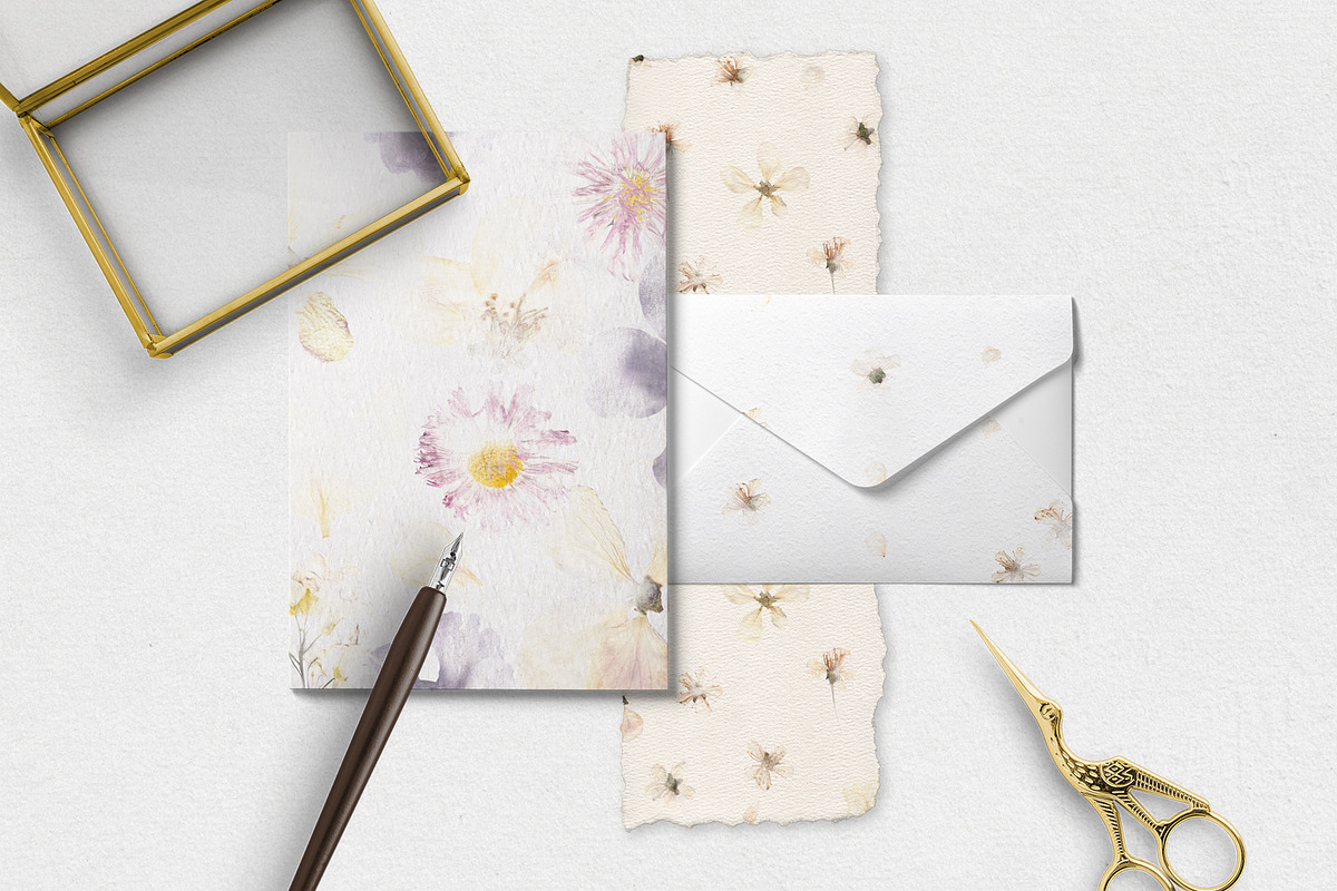 Hana Washi Seamless paper Flower PNG, a Pattern Graphic by mila_leev (Photo 10 of 23)