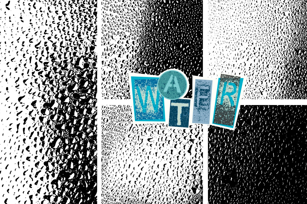 Water drops vector texture, a Texture Graphic by Seamless and more stuff (Photo 4 of 4)