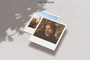 Minimalist Polaroid Photo Mockup