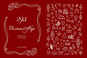 Whimsical Christmas Illustration Set, a Seasonal Illustration by SunnJaneArt (Thumbnail 1 of 13)