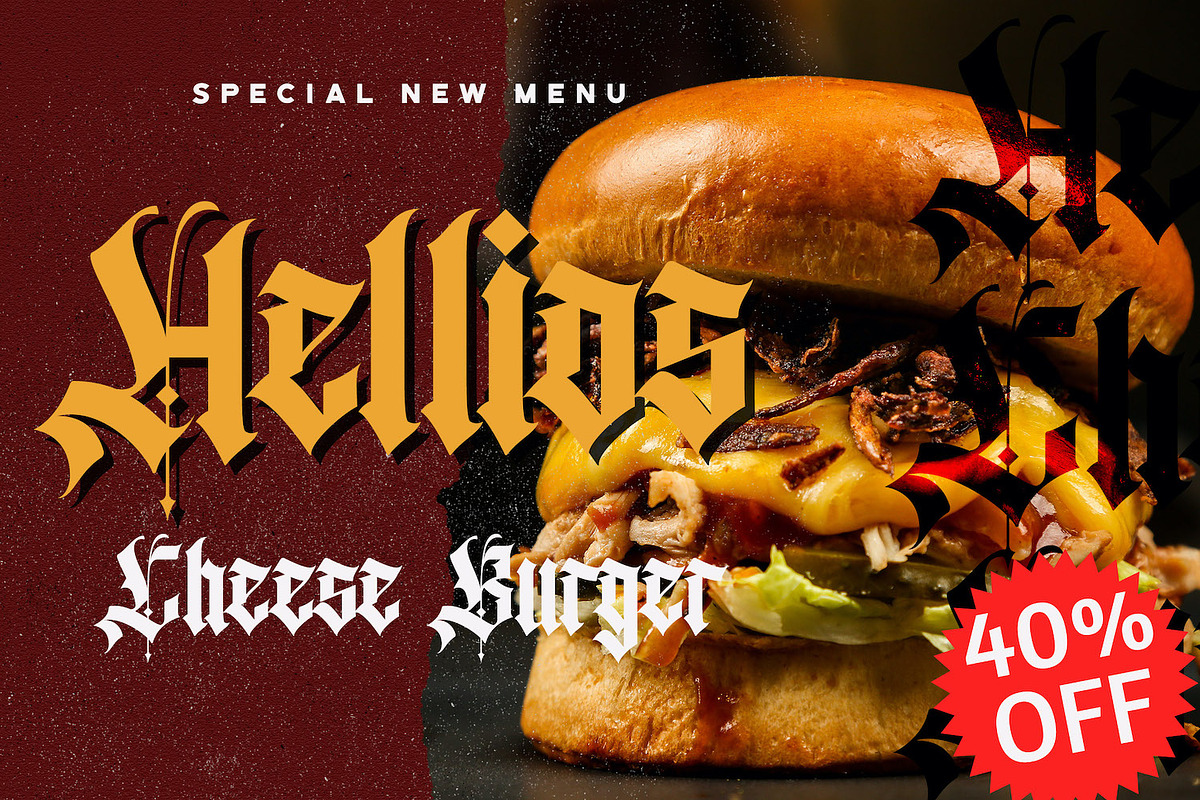Agathiqy - Blackletter Font, a Blackletter Font by StringLabs (Photo 9 of 13)