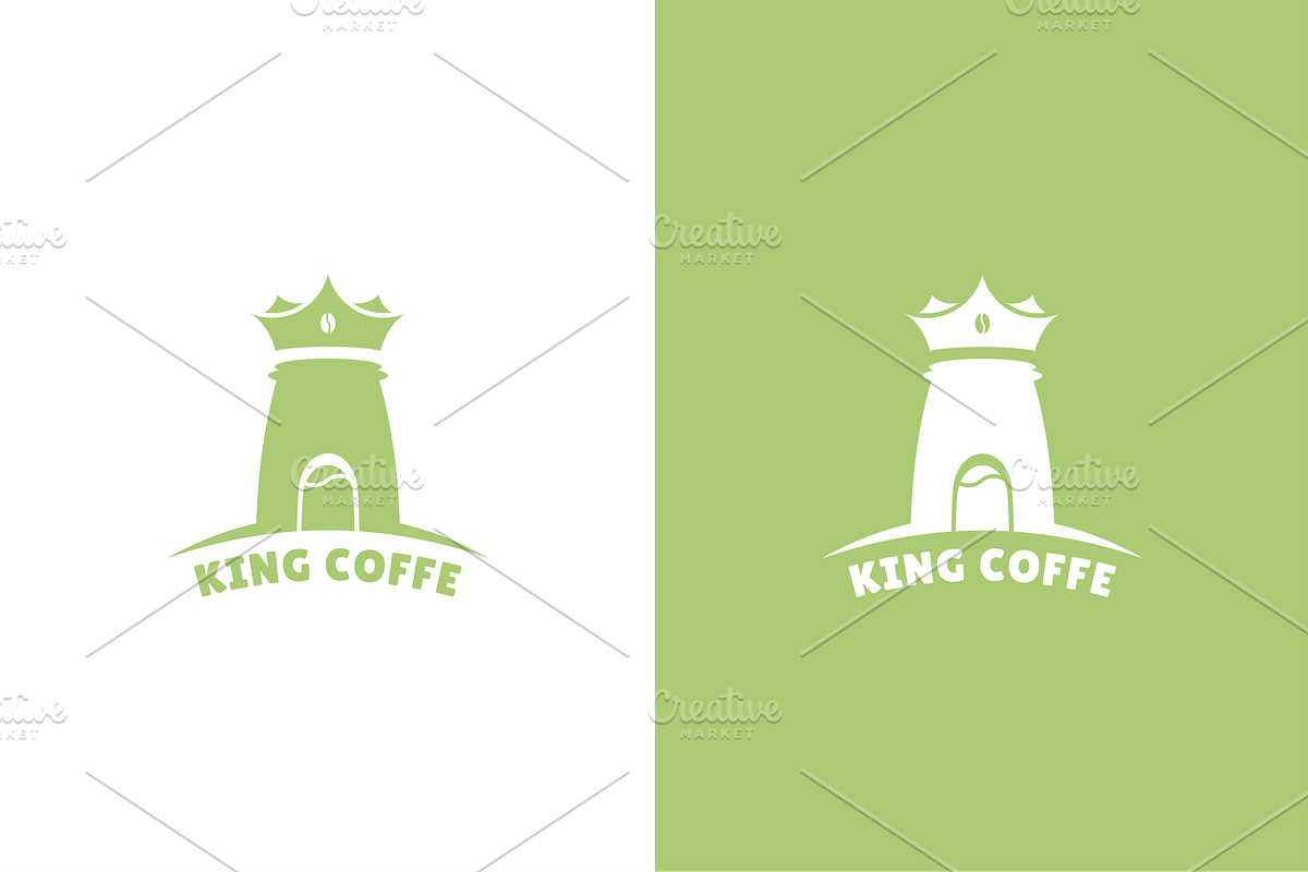 King Coffe Logo Template, a Branding & Logo Template by IndraSign