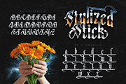 Black Dakota Typeface, a Blackletter Font by alit design (Thumbnail 11 of 15)