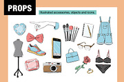 Fashion Illustration Collection, an Object Illustration by Wingsart Studio (Thumbnail 5 of 9)
