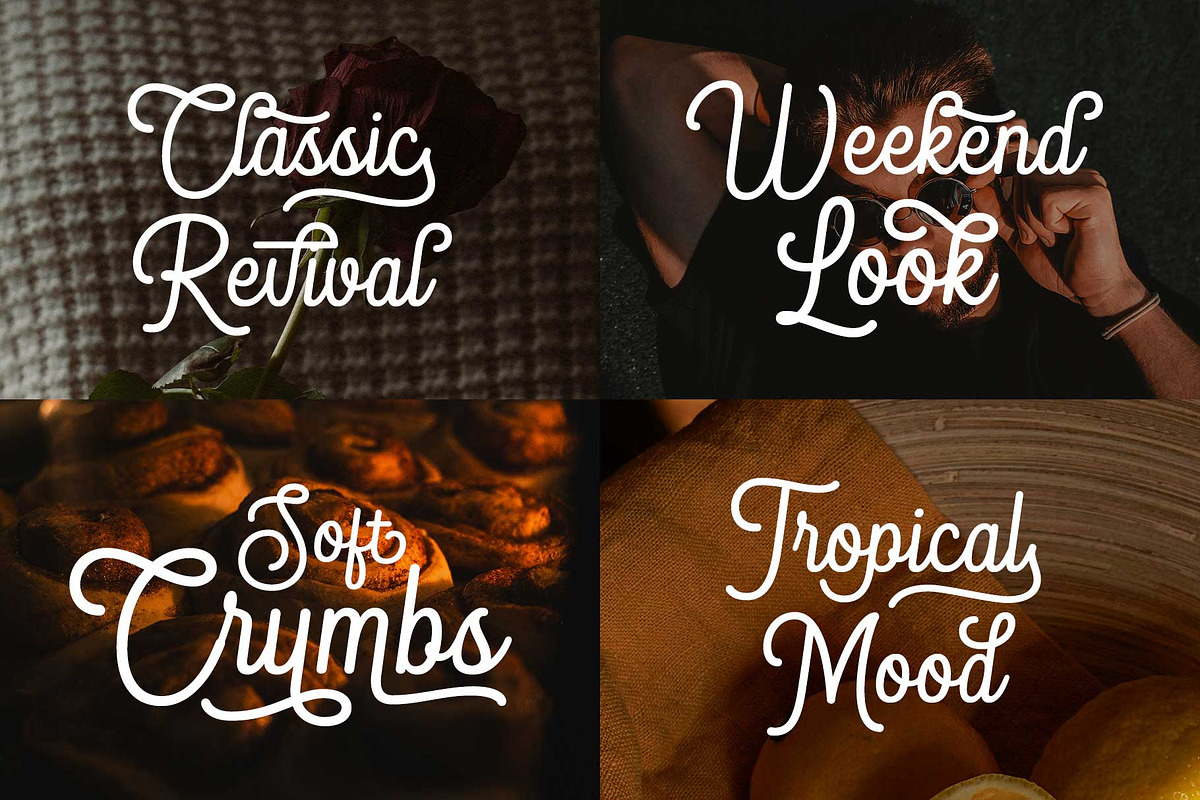 Blandony - Modern Vintage Monoline, a Script Font by Novitype (Photo 4 of 12)