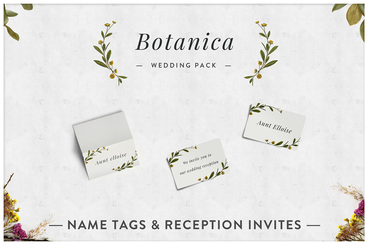 Botanica - Wedding Suite [print], an Invitation Template by Europe.graphics (Photo 6 of 6)