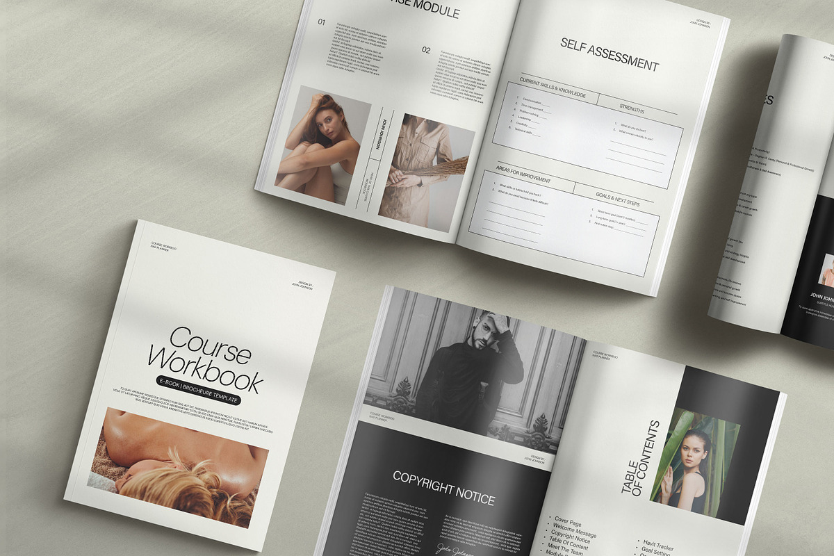 Course Workbook/E-book Template, a Brochure Template by Creatiya Type (Photo 7 of 8)