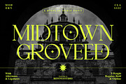 Midtown Groveed Display Serif Font, a Serif Font by Ronny Studio (Thumbnail 1 of 9)
