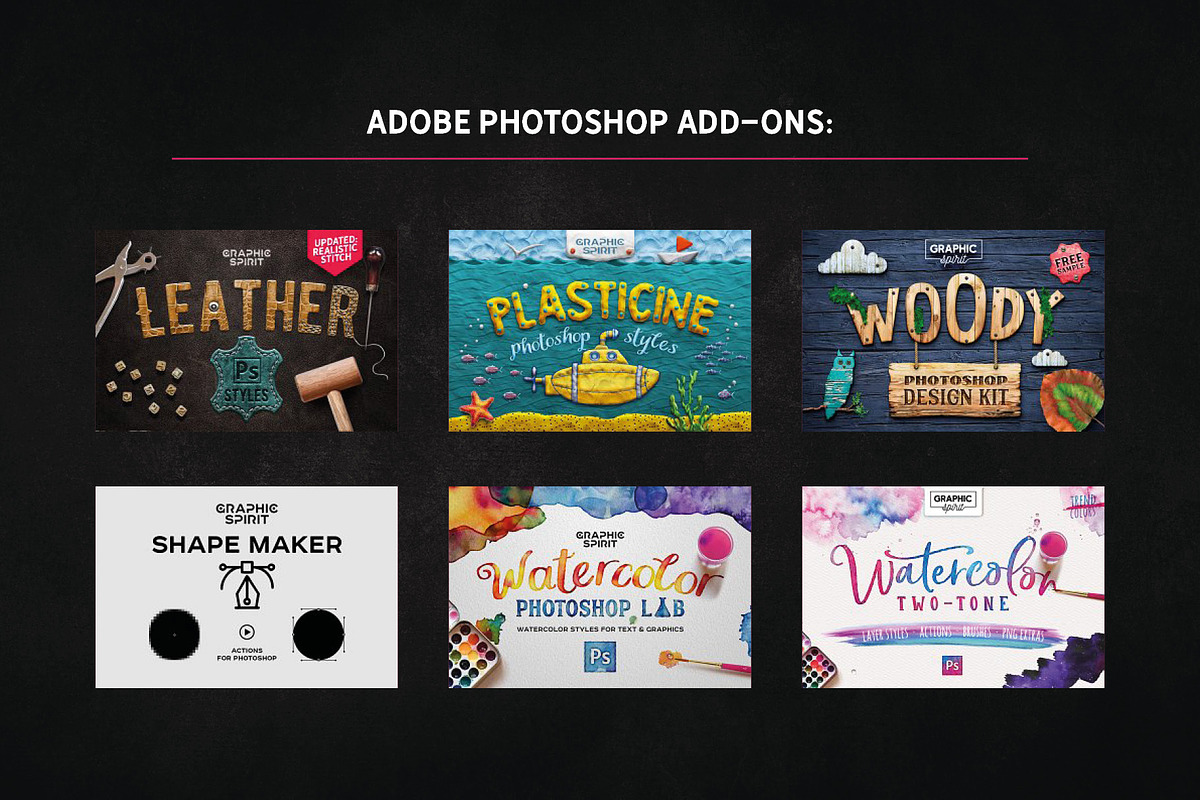 SALE! DESIGNERS ESSENTIAL BUNDLE, a Brushes & More by Graphic Spirit (Photo 5 of 10)