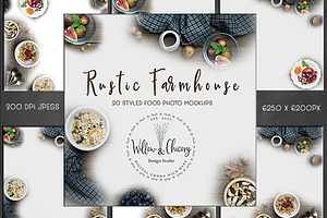 Rustic Farmhouse Styled Food Photos