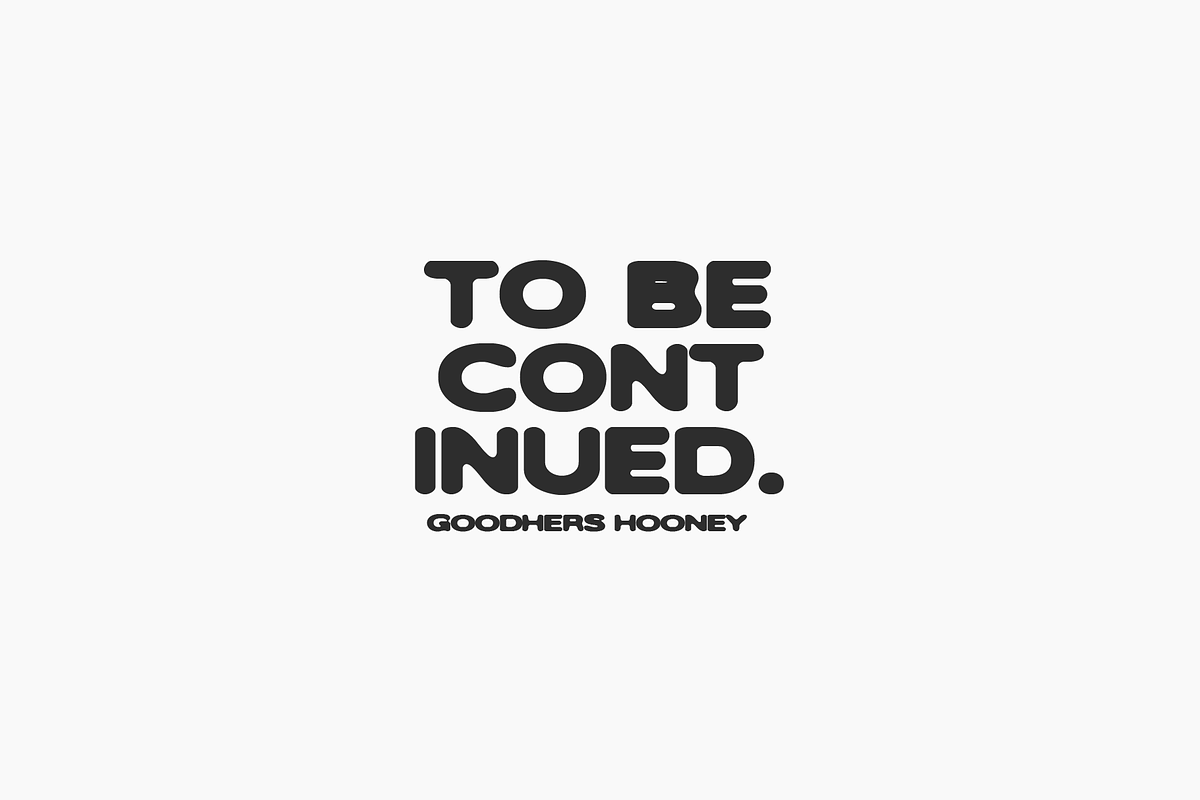 Goodhers Hooney | Display Sans, a Sans Serif Font by Jolicia Type (Photo 8 of 13)