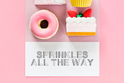 Sprinkles Patterned Font, a Font by TessShearer (Thumbnail 1 of 2)