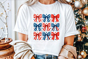 Patriotic Bows Transparent PNG Clipa, an Illustration by Sublimation Artist (Thumbnail 8 of 9)