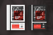 Football matchday sports flyer, a Flyer Template by Tanmoy Topu (Thumbnail 1 of 2)
