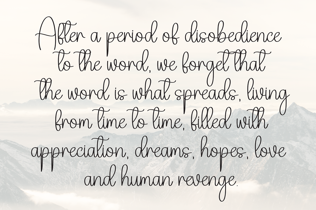 Babylove | Script Font, a Handwritten Font by Scratchones (Photo 5 of 9)