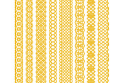 Sunshine Yellow Lace Borders, an Illustration by Amanda Ilkov (Thumbnail 3 of 5)